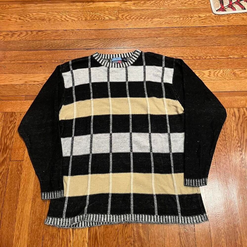 Vintage 90s patterned‎ sweater